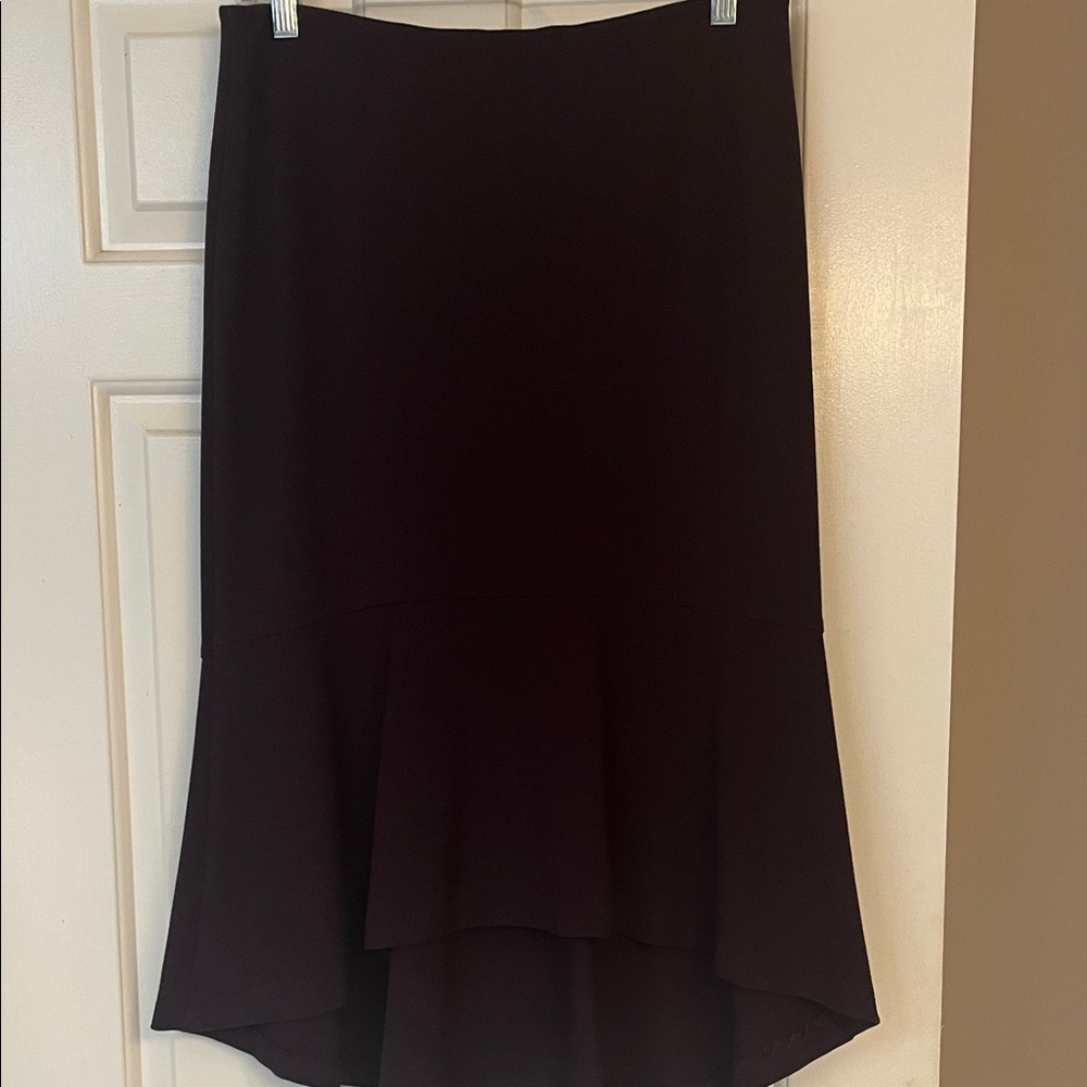Ann Taylor Dark High-Low Skirt